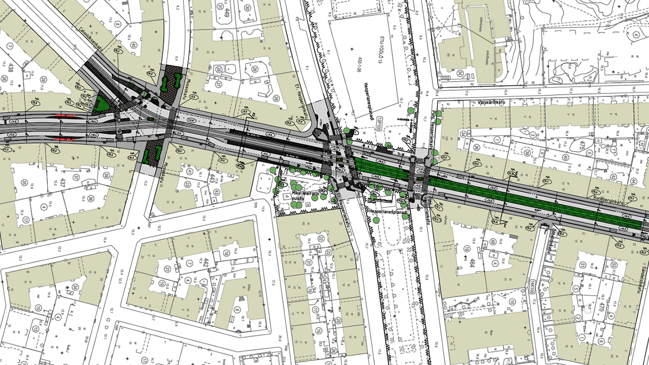 Runeberginkadun uusi suunnitelma